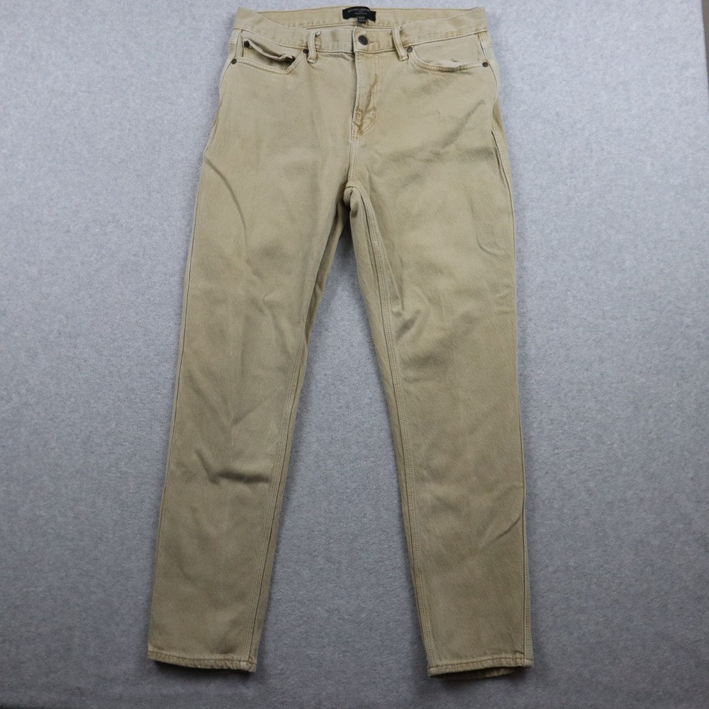 Banana‎ Republic Jeans Mens 32x29 Athletic Fit Stretch Flex 5-Pocket Denim Tan